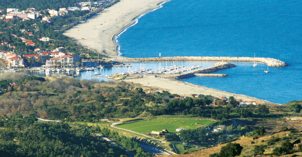 cote catalane peche bateau sable plage plongee port tourisme argeles mer