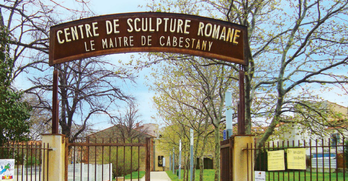 tourisme balade arriere pays plaine cabestany sculpture romane