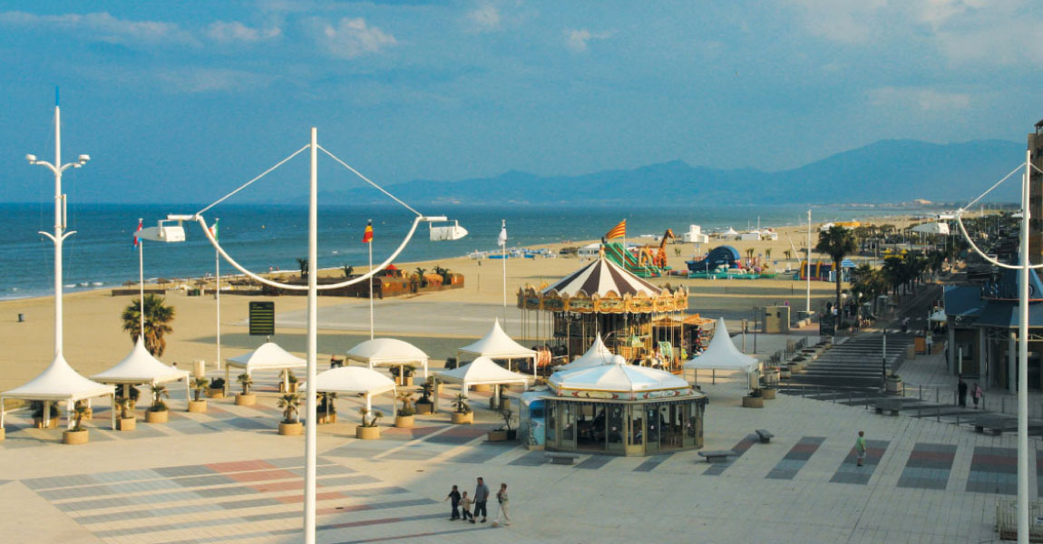 cote catalane peche bateau sable plage plongee port tourisme canet