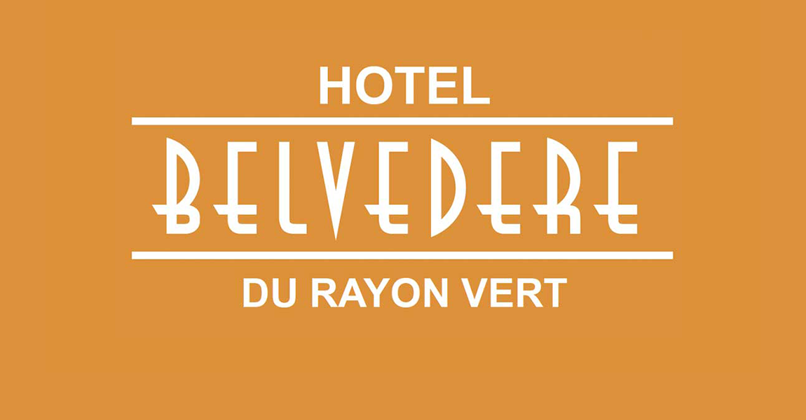 logo de l'hotel belvedere du rayon vert à cerbere