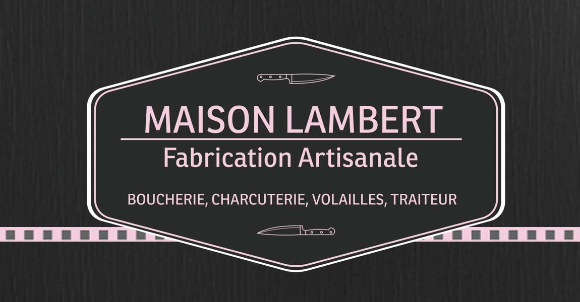 logo de la boucherie charcuterie maison lambert a le boulou